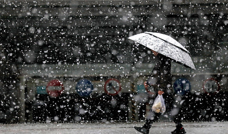 雨雪交加的天气图片图片