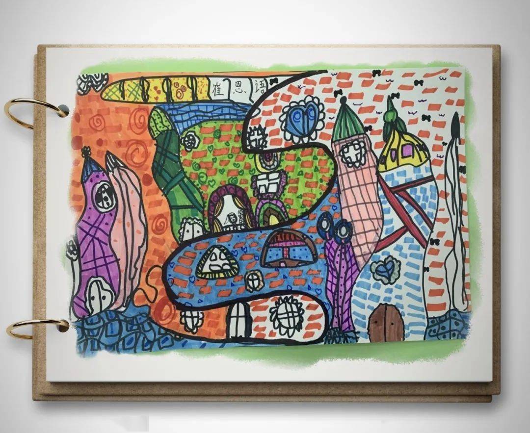 夏加儿美术大师班学员作品赏析_向日葵_世界_小朋友