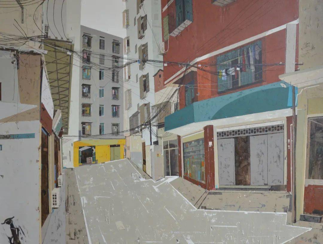 《静默成诗之九》布面油画150x120cm2016年杜海军《地铁