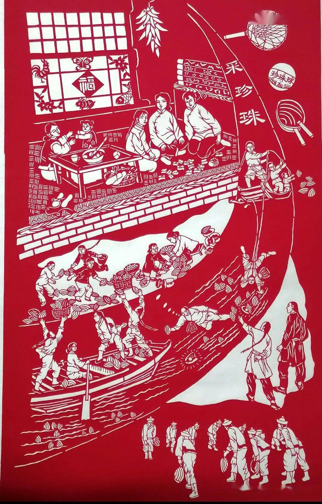 郭金玲的获奖作品《采珍珠》高飞是敦化市大石头镇中学退休历史教师