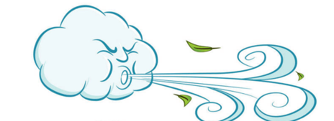 【今日61天气】大风吹,部分地区10级_多云_行人_晴天