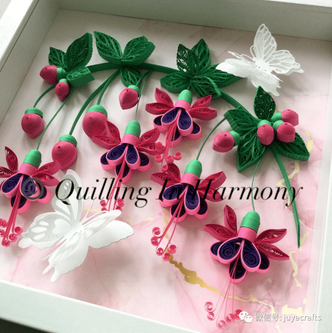 【大师作品】jan howard的衍纸作品3_人物_花卉_图片