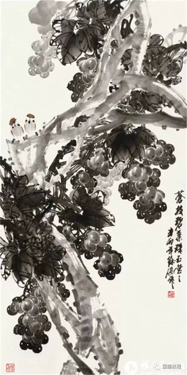 45张徐湛精品写意花鸟画,不一样的笔墨,不一样的感受!_中国_书法_澄华