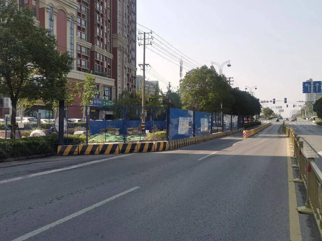 占道施工!_路段_泰州市_姜堰