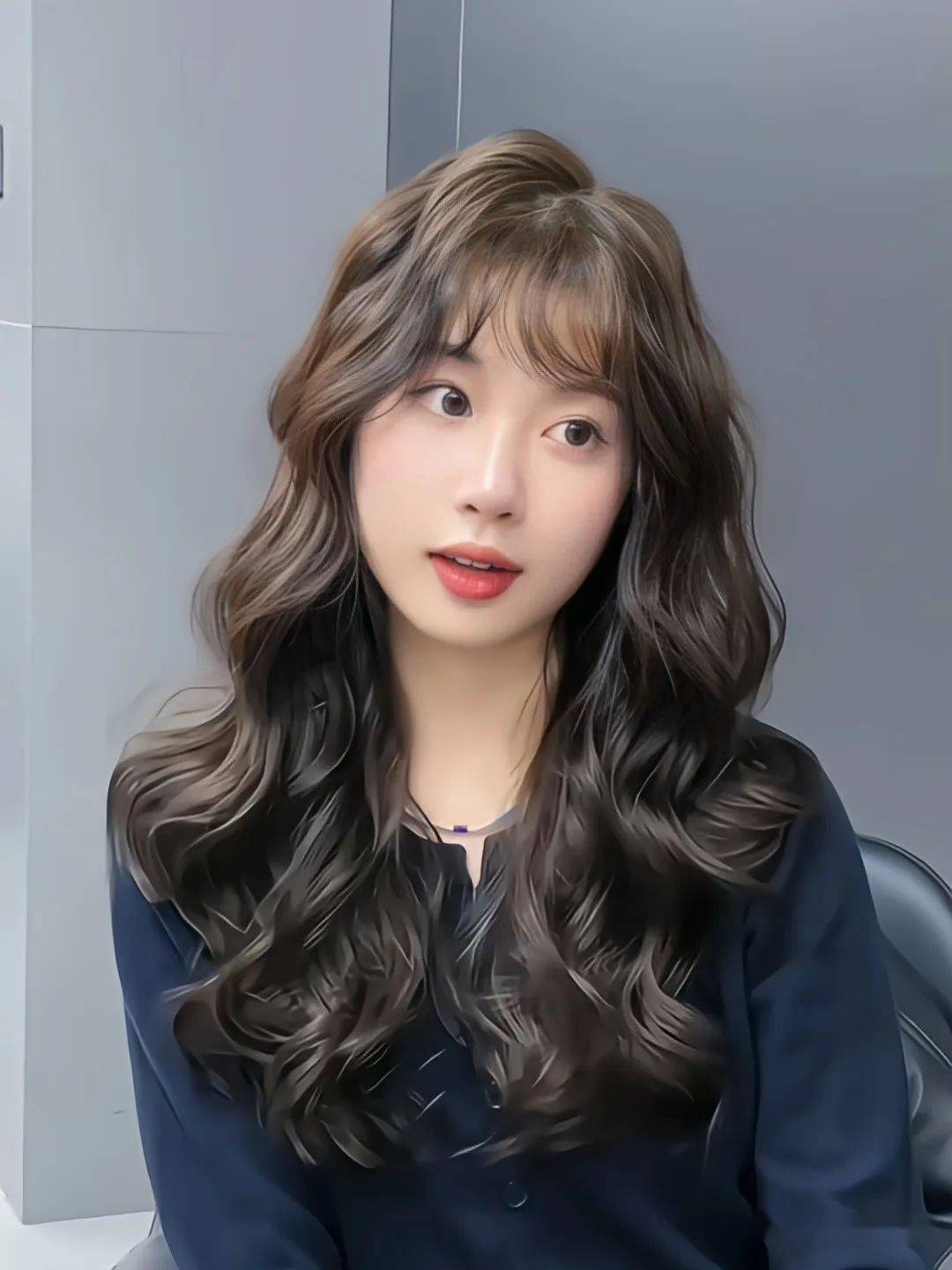 "年龄40 都适合的最火秋冬气质烫,扎起来都好看."_发型_自然_短发