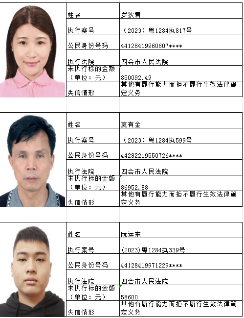 老赖照片曝光图片