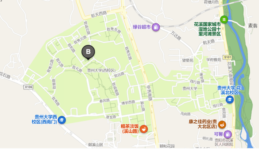 貴州大學西校區明俊樓考點 ·快過來看呀↓↓↓考點服務指南貼心的