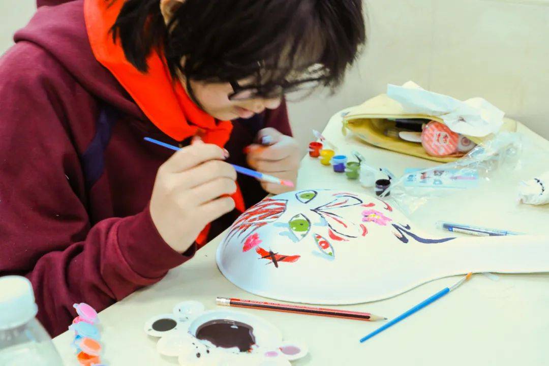 初中部融合班 | 非遗进校园,文化有传承——《马勺脸谱》_in_the_of