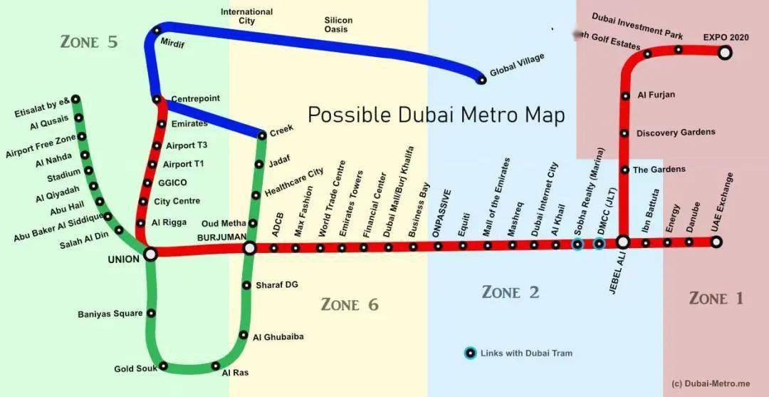 迪拜地铁蓝线正式启动!