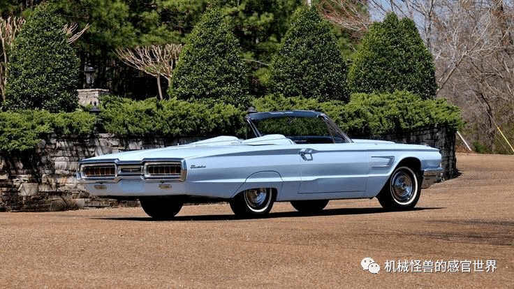 danbury mint | 鑽石藍色,1965 福特雷鳥 convertible_搜狐汽車_搜狐