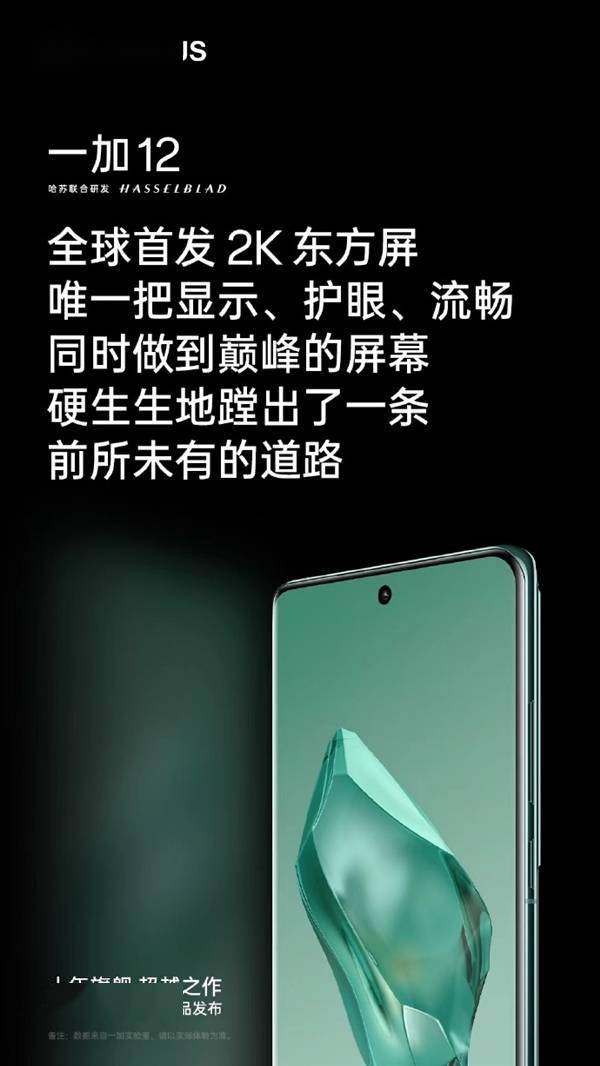 上亿投资！一加12全球首发2K东方屏：刷新18项纪录(图3)