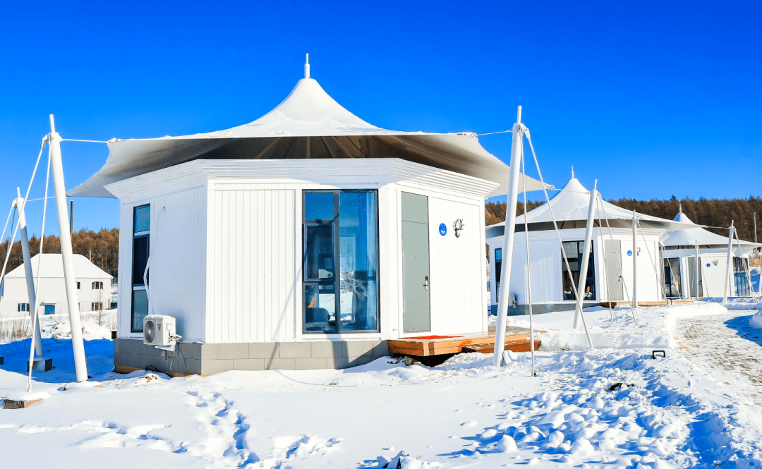阿尔山冰雪节九大空间之——浪漫深雪营地鹿角湾_公众_旅游_度假