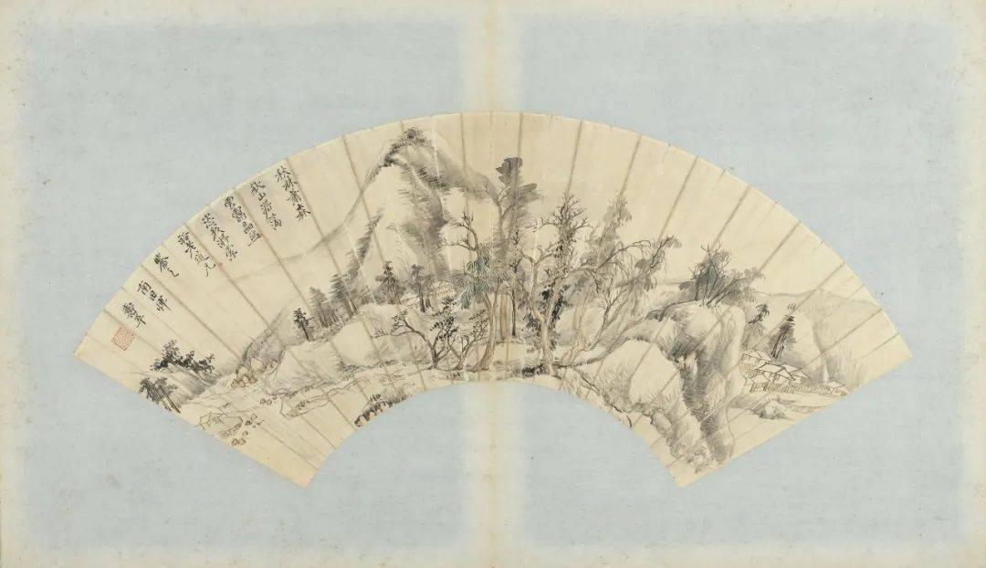 明★ 惲 寿平 花卉扇面 原寸★ 故宮博物院 二玄社 中国 扇面画 古玩 清惲壽平扇面畫冊冊花卉- 故宮
