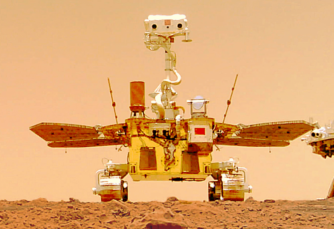 我国"祝融号"火星车有重大发现!_探测_地貌图_平原