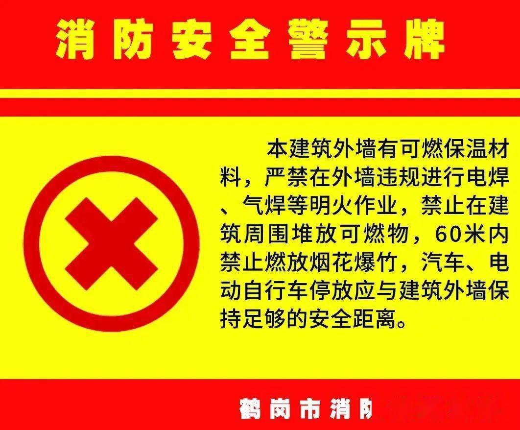 外墙保温警示牌图片