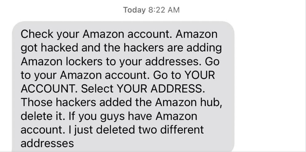 收不到亚马逊的短信