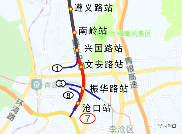 即墨地铁七号线线路图图片