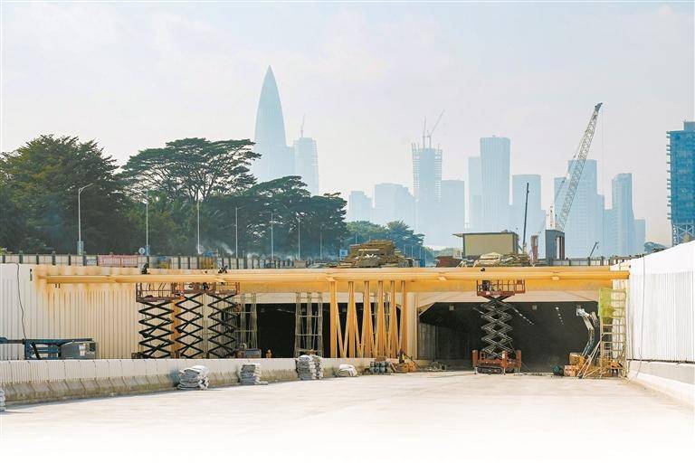 滨海大道改造工程预计明年通车,隧道真容曝光→_项目_空间_施工