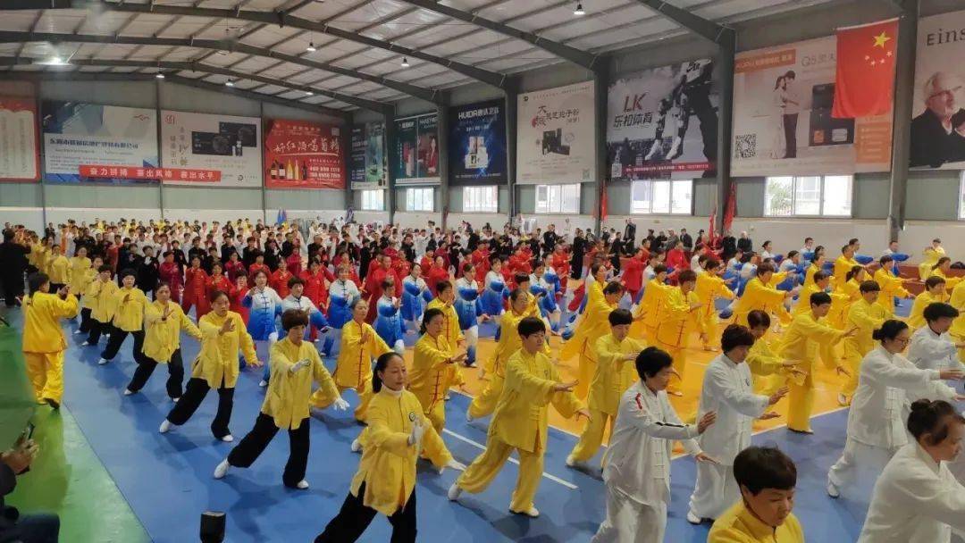 2023年东阳市太极拳交流展示活动成功举办_老年人_激情_吕剑锋