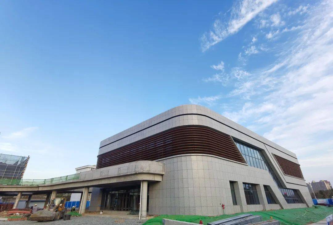 竣工验收!阜阳一大学新校区传来!_项目_报告厅_教学楼