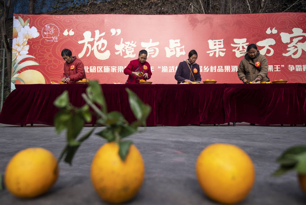 北碚施家梁镇:"果王"争霸战开赛_郑宇_种植_水果
