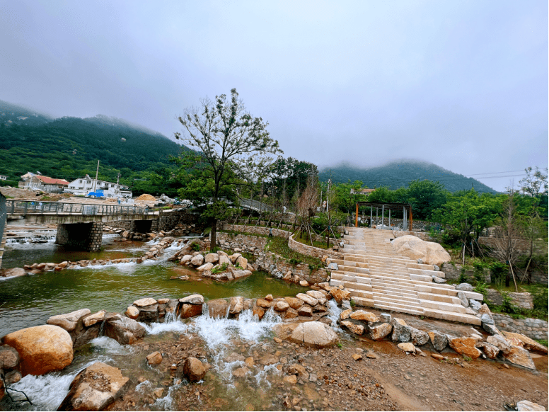 崂山庙石村图片图片