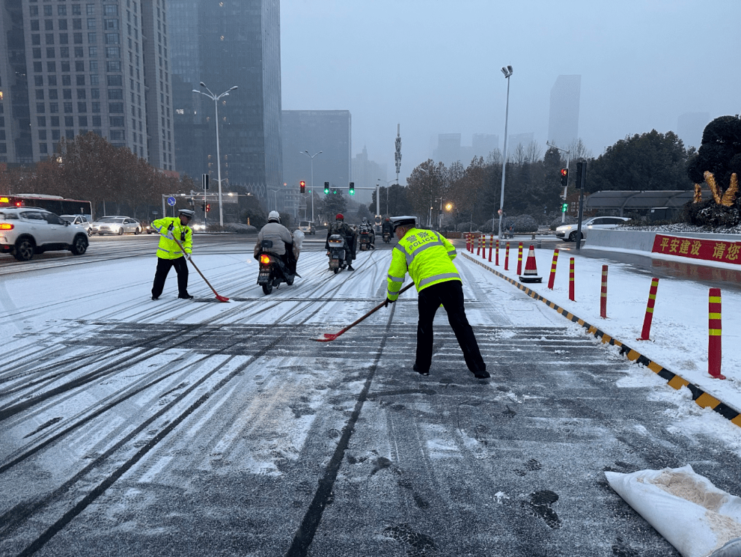 合肥雪情實時快報!(12月18日10時)_進行_積雪_保障