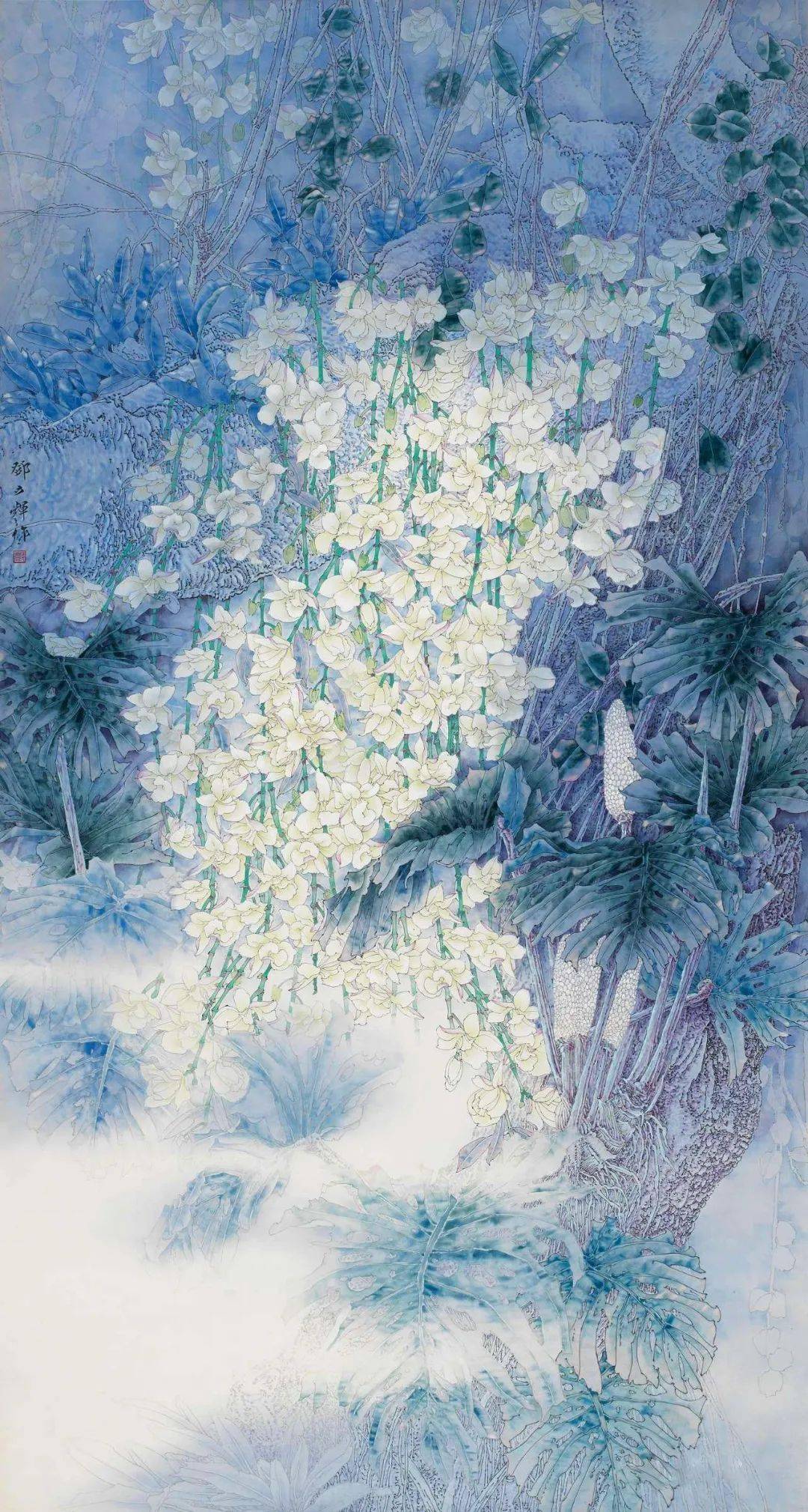 【国画天地】邓立辉:华彩溢香的工笔花鸟画世界