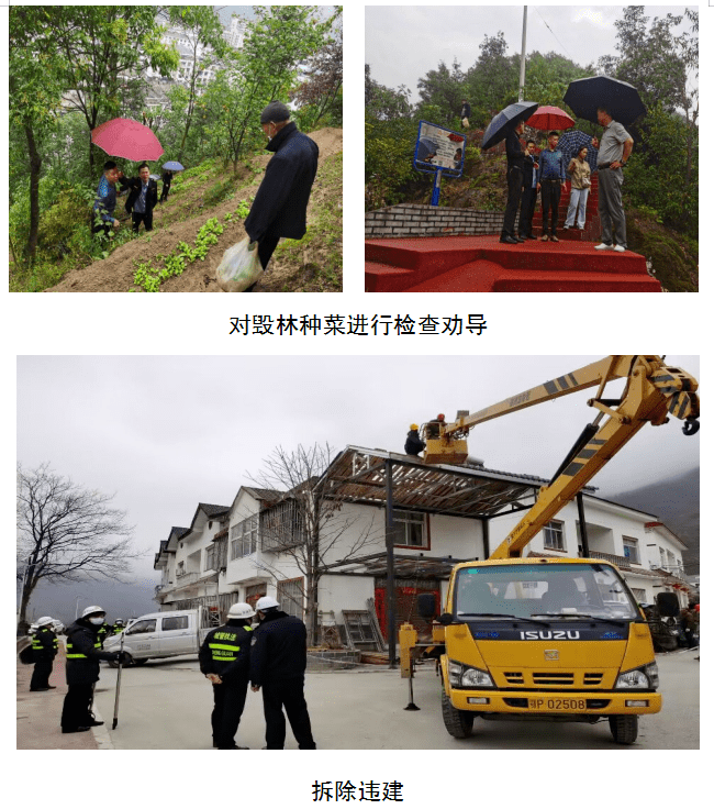 垃圾分类,在清泉村,盘水村和八角庙村公路沿线开展"垃圾不落地"行动