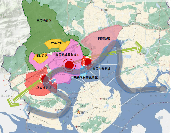 湖裡劃分6大中心城區!_建設_空間_片區