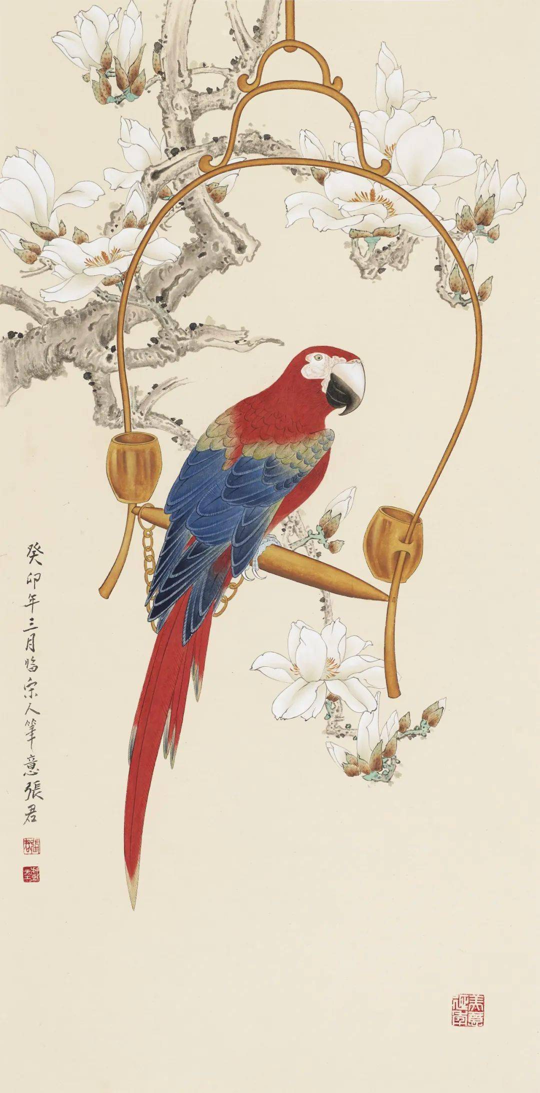 展讯|古风怡韵——刘成海工笔画师生展_作品_成都_人物