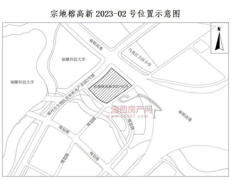 大學旁兩幅宅地上架拍賣,將按9600元/平定向銷售_建設_福州市_總面積