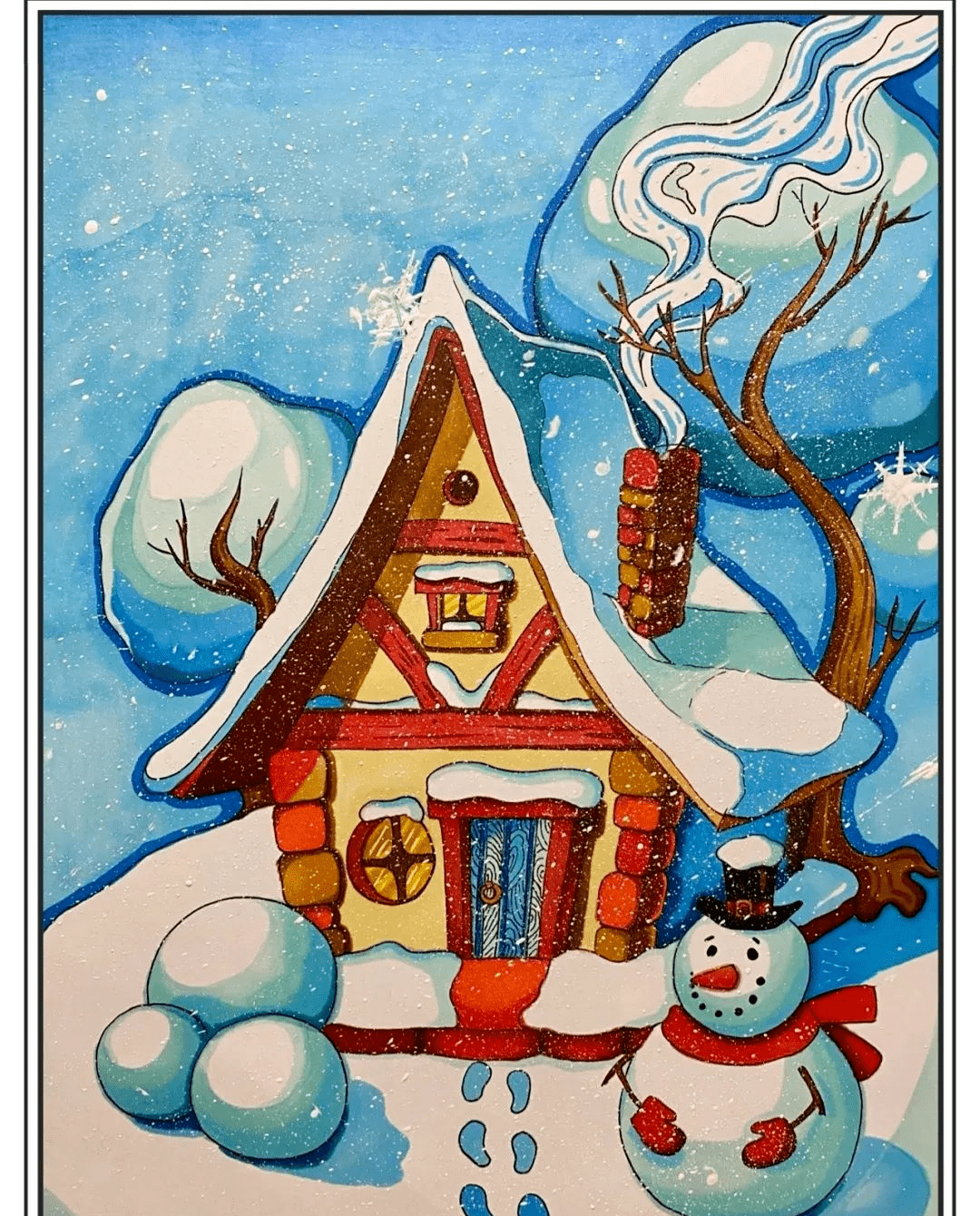 【活动预告】三河市图书馆"童心妙笔 描绘冬韵之美"冬天主题绘画培训