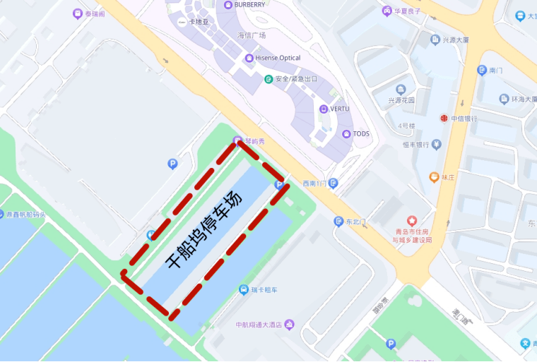 青岛海信广场地图图片