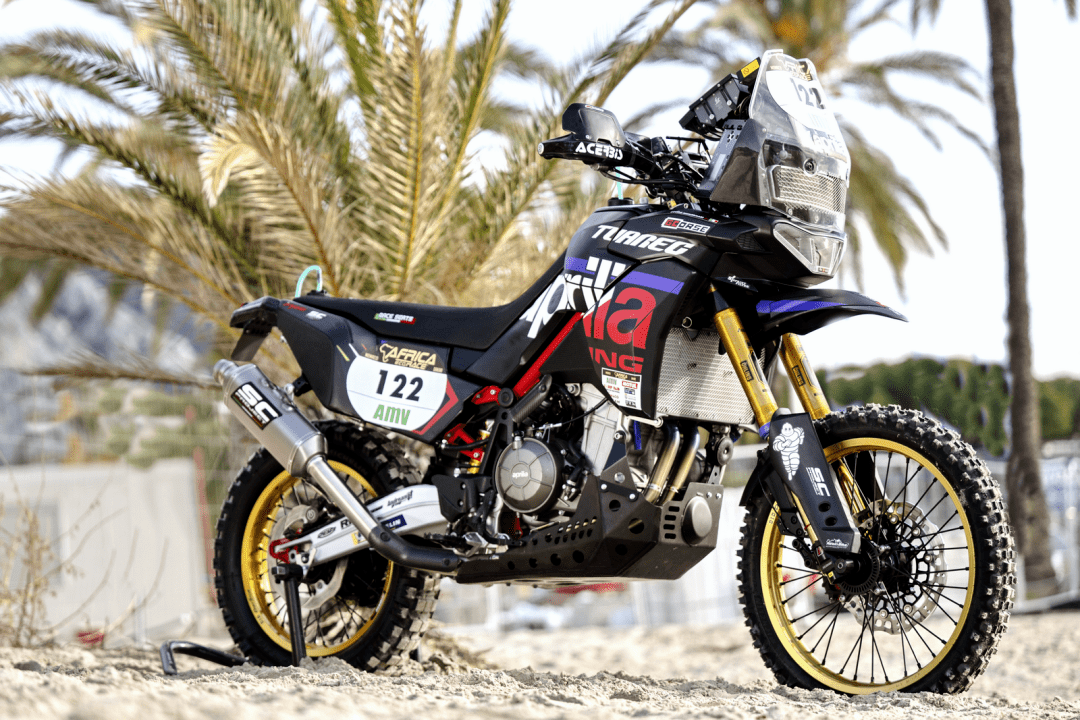 阿普利亚 tuareg 660 拉力赛车亮相 2024 非洲拉力赛