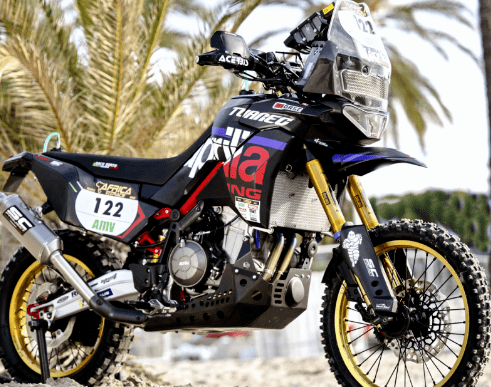 阿普利亚tuareg660拉力车亮相._比赛_控制_副油箱