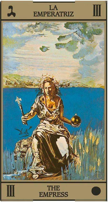 魔術師牌 藝術家薩爾瓦多·達利(salvador dalí)1984 年設計的塔羅牌