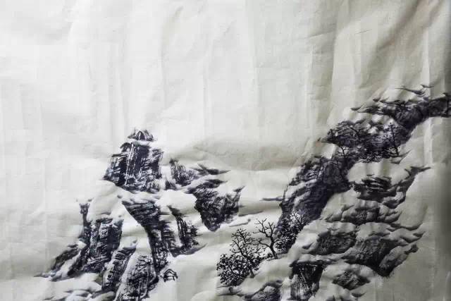 100幅山水雪景的畫法(一生受益的國畫教程~)_冰雪_雪地_傳統